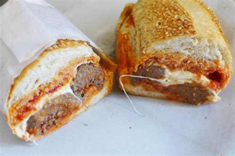 This Sietsema Favorite Meatball Parm Sandwich Is Herby Overstuffed