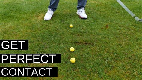 Hit The Golf Ball First The Easy Swing Drill