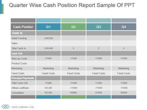 Cash Position Report Template 2 TEMPLATES EXAMPLE TEMPLATES EXAMPLE