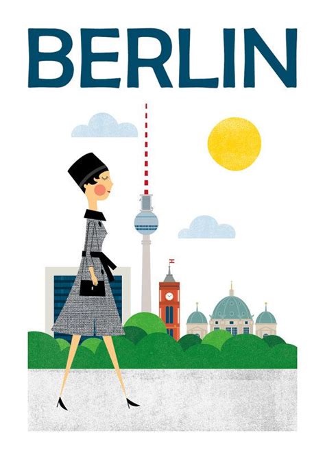 City art Berlin print Berlin skyline Berlin Poster Wall | Etsy in 2021 | Travel posters, City ...
