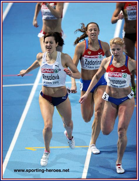 Denisa Rosolova 2011 European Indoor Championships 400m Winner