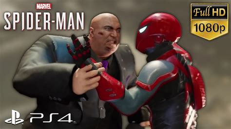 Spider Man Vs Kingpin Boss Fight Marvel Spider Man Ps4pc Gameplay