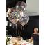 Large Confetti Balloons  Helium Filled 45cm In Diameter