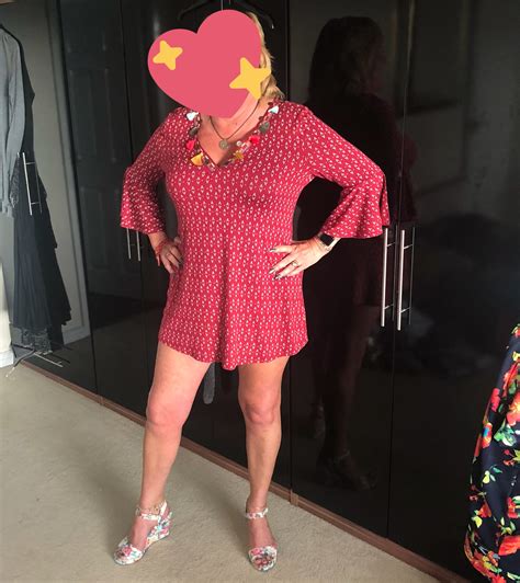 sexy milf sue on twitter who thinks i should wear this as just a dress amateur milf wife