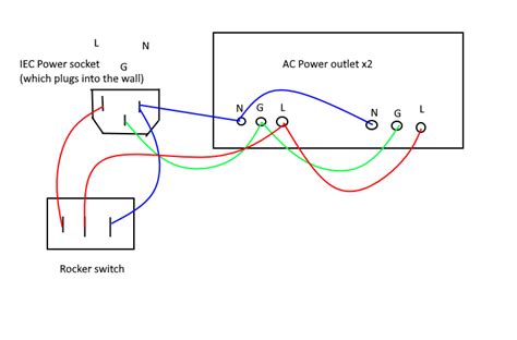Help With Installing Wiring Power Outlet To Iec Connector And Rocker