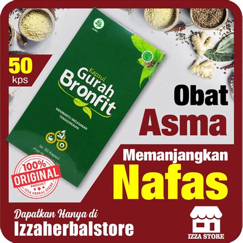 Jual Obat Asma Kapsul Gurah Bronfit Kapsul Solusi Tepat Asma Sesak