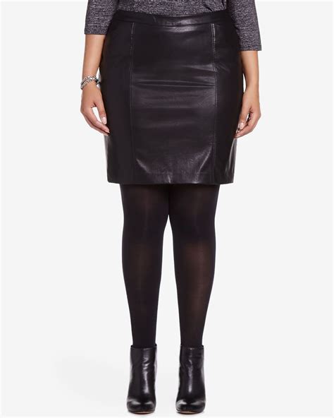 plus size faux leather mini skirt plus sizes reitmans