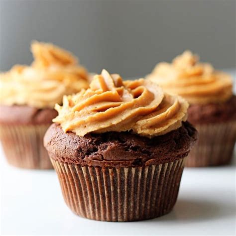 Peanut Butter Filled Chocolate Cupcakes Desserts Dessert Recipes