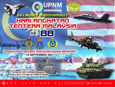 Selamat Menyambut Hari Angkatan Tentera Malaysia Ke 88