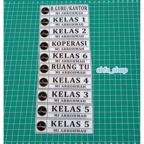 Jual Papan Nama Ruangan Akrilik Custom Shopee Indonesia