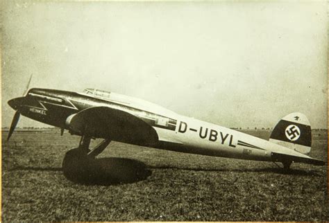 Airplanes In The Skies Faf History Heinkel He 70
