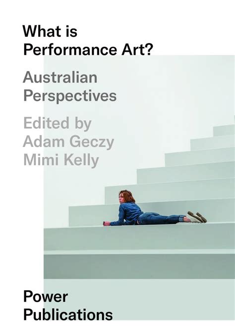 What Is Performance Art Australian Perspectives Book Launch Buxton