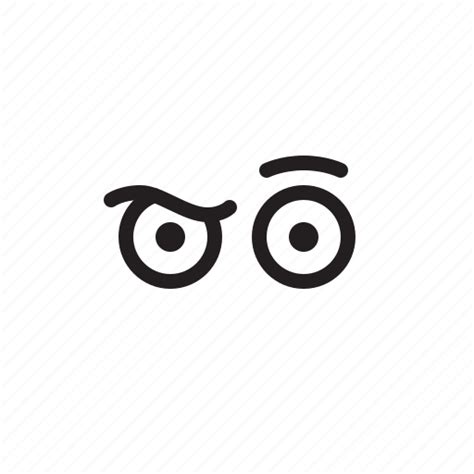 Emoji Expression Eyes Face Suspicious Icon
