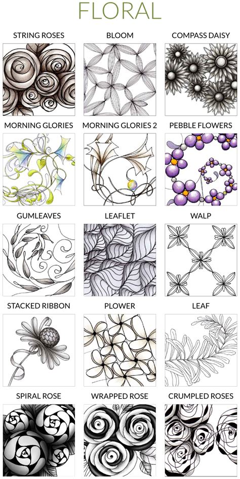 26 Zentangle Patterns To Draw Anishashiloh