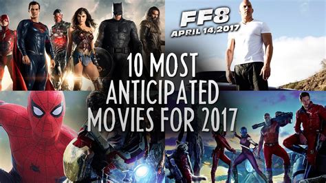 10 Most Anticipated Movies Of 2017 Youtube