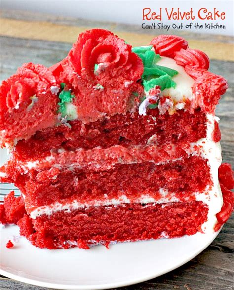 Ina garten's signature birthday sheet cake with chocolate frosting only takes 45 minutes t. Red Velvet Cake - Can't Stay Out of the Kitchen