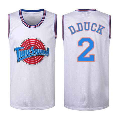 Youth Space Jam Tune Squad Daffy Duck White Jersey