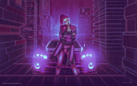 Scifi Cyberpunk Girl Car 4k Hd Artist 4k Wallpapers Images