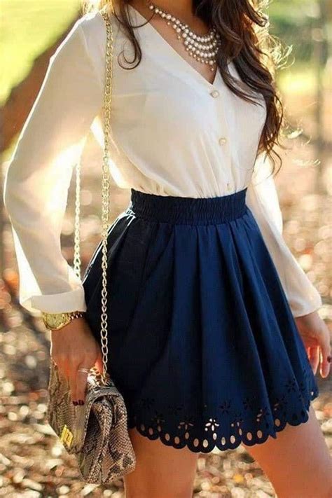 Cute Skater Skirts Outfits 20 Ways To Wear Skater Skirts For Chic Look