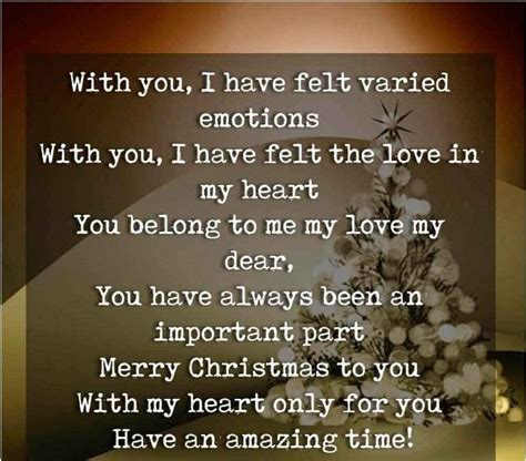 Romantic Merry Christmas Poems To Girlfriend 2018 From Boyfriends