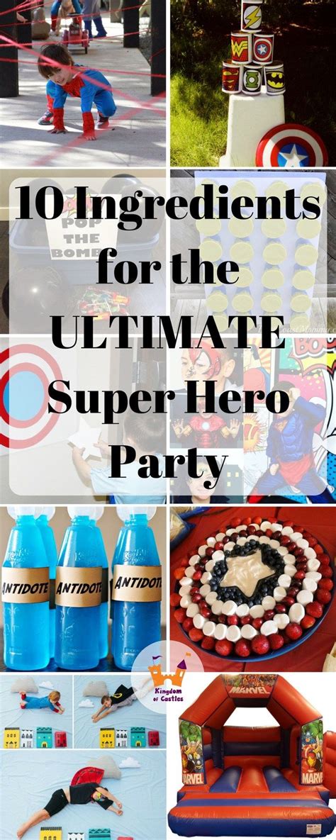 Ultimate Super Hero Party Guide Superhero Party Games Superhero