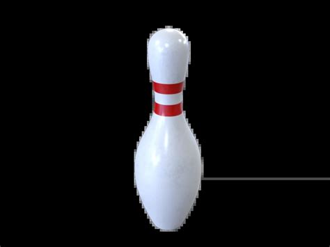 Bowling Pin Pbr 3d Model 3d Models World