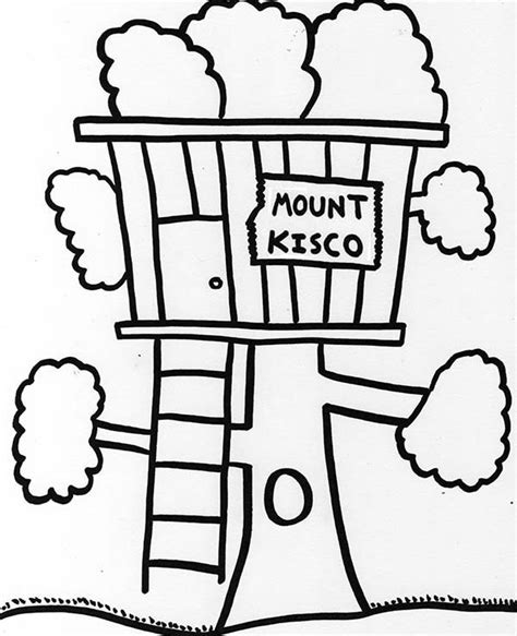 For boys and girls, kids and adults, teenagers and toddlers, preschoolers and older kids at school. Mount Kisco Treehouse Coloring Page : Color Luna