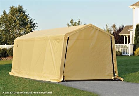 Click here to go to shelterlogic® max ap™ 10' x 20' white replacement canopy shelter cover detail page. Replacement Cover Kit for 62680 10x20 Portable Garage