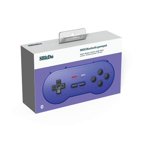 Nintendo Switch 8BitDo SN30 Bluetooth Gamepad (Blue) 8Bitdo