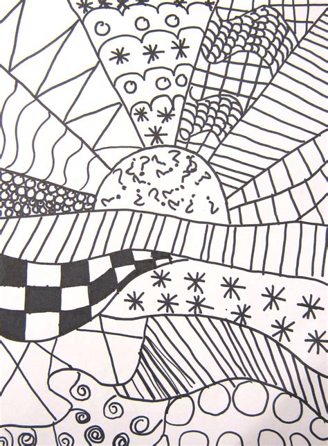 Easy patterns to draw pattern design drawing doodle patterns. Art in the Middle...school: Pattern Crazy