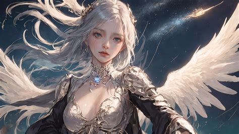 Angel Fantasy Anime Girl Art 4k 6111k Wallpaper Pc Desktop