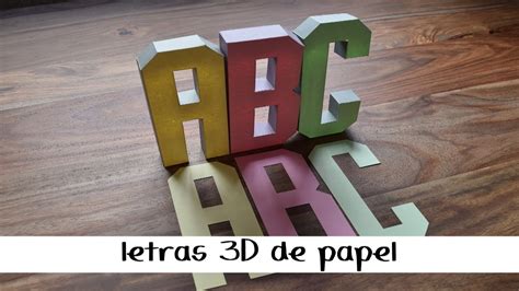 Moldes De Letras Grandes Para Hacer En Carton ~ Cómo Hacer Letras Con Cartón Khadrismat