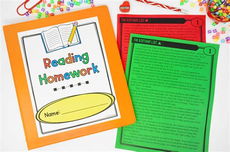 Reading Homework 4th And 5th Grade Reading Review 44 Texts