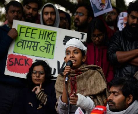 Jnu Violence Case Filed Against Students Union Leader Aishe Ghosh