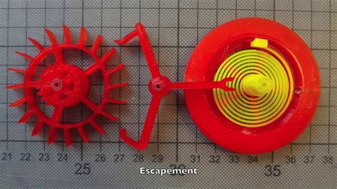 3d Printing A Working Mechanical Clock Youtube