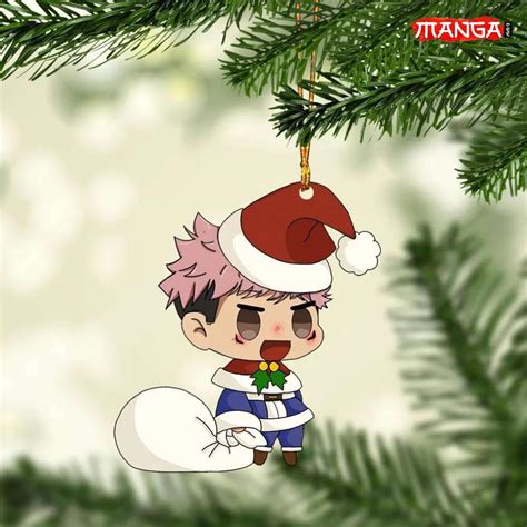 Anime Christmas Ornament Jujutsu Kaisen Yuji Itadori Mangatee