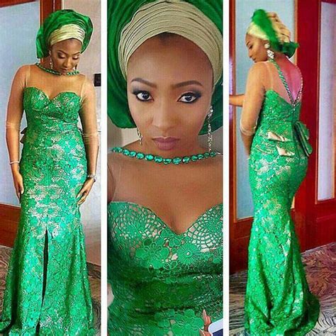 2017 Nigerian Styles Mermaid Lace Evening Dress Jewel Crystals Prom