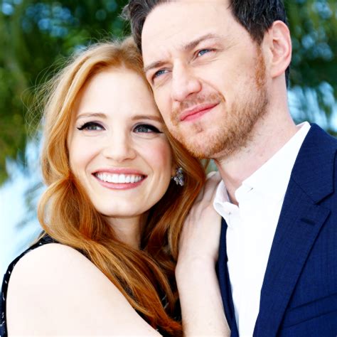 Mcavoy And Jessica At Cannes Film Festival Perfect Redhead Red Hair