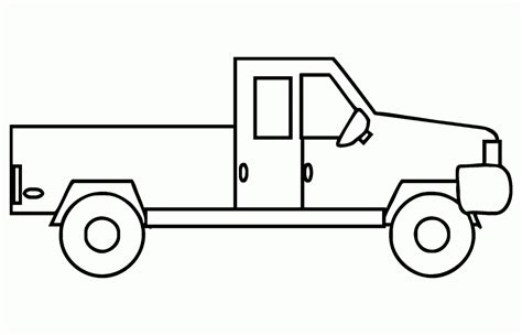Barang kebutuhan pokok, hasil pertanian menggunakan jasa mobil seperti ini, karena kapasitas muatnya yang banyak. Mewarnai Gambar Mobil Truk Bak Terbuka - Contoh Anak PAUD