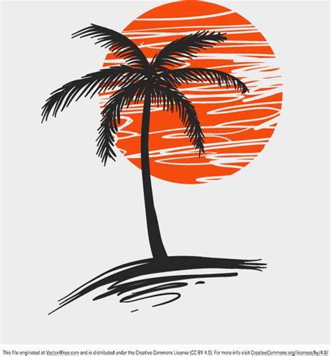 Florida Palm Tree Vector Png
