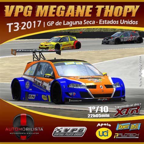 This should be a difficult one since many of us designers love this track, me included. Mazda Raceway Laguna Seca recebe a Mégane (1º) - Liga VPG ...