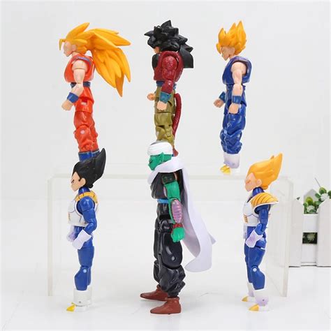 Set De 6 Figuras Articuladas De Dragon Ball Z Super Dbz Envío Gratis