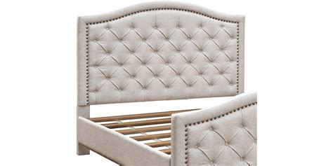 Ach Bedroom Button Tufted Upholstered Queen Headboard A202 250 121