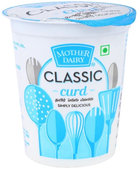 Mother Dairy Toned Classic Dahi Curd 200gm Packaging Type Cup Rs