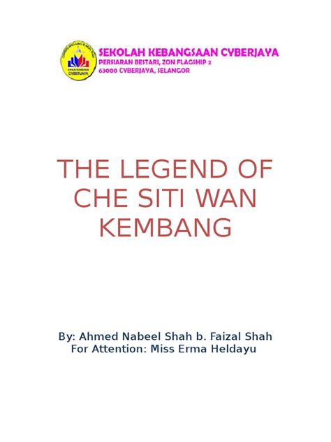 She is believed to have ruled from 1548 to 1580, while other accounts state that she ruled in the 14th century. The Legend of Che Siti Wan Kembang | Malaysia