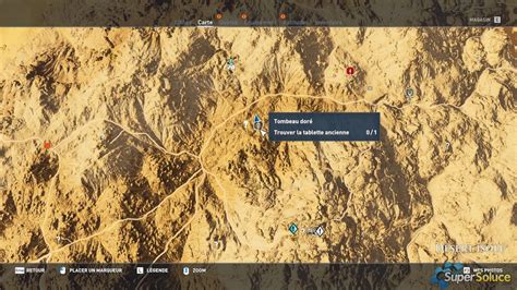 Assassins Creed Origins Ancient Tablet Isolated Desert Golden Tomb 001