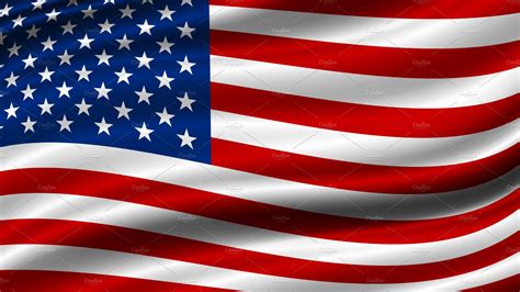 Usa Or America Flag Background Pre Designed Photoshop Graphics