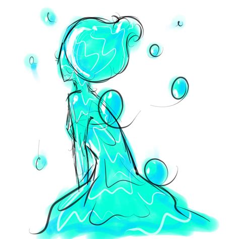 Water Girl Sketch By Shinyakiyama On Deviantart