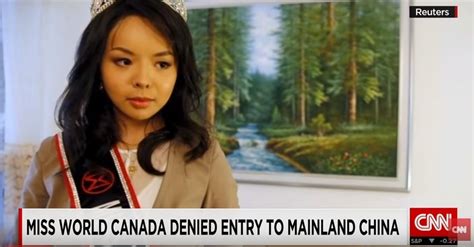 Miss World Contestant Denied Entry To China Hirachyan Blog