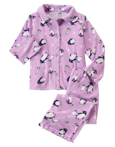Flannel Penguin Two Piece Pajamas Moda Infantil Pijama Infantil Moda